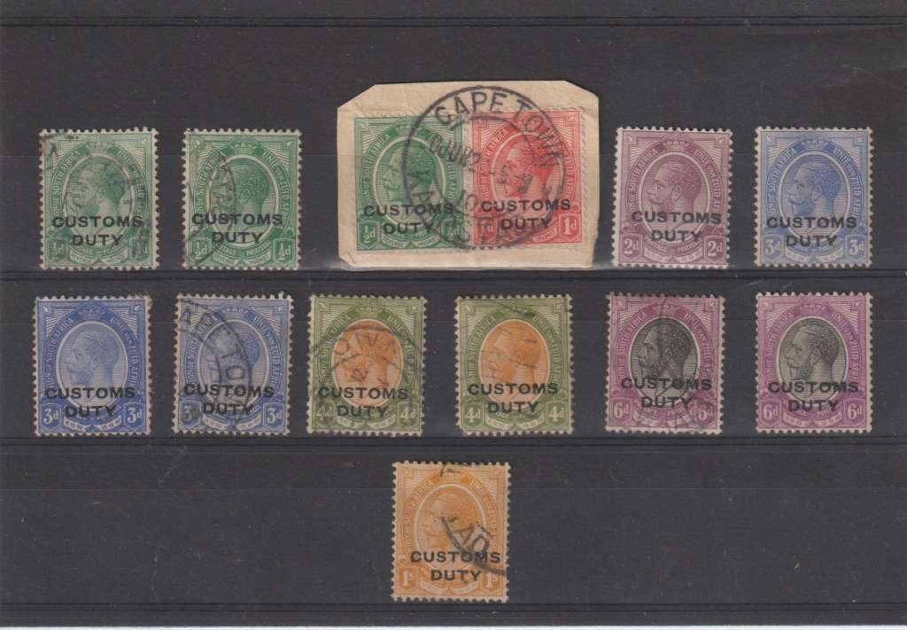 Union of South Africa Lot 3 Union of South Africa (Customs duty